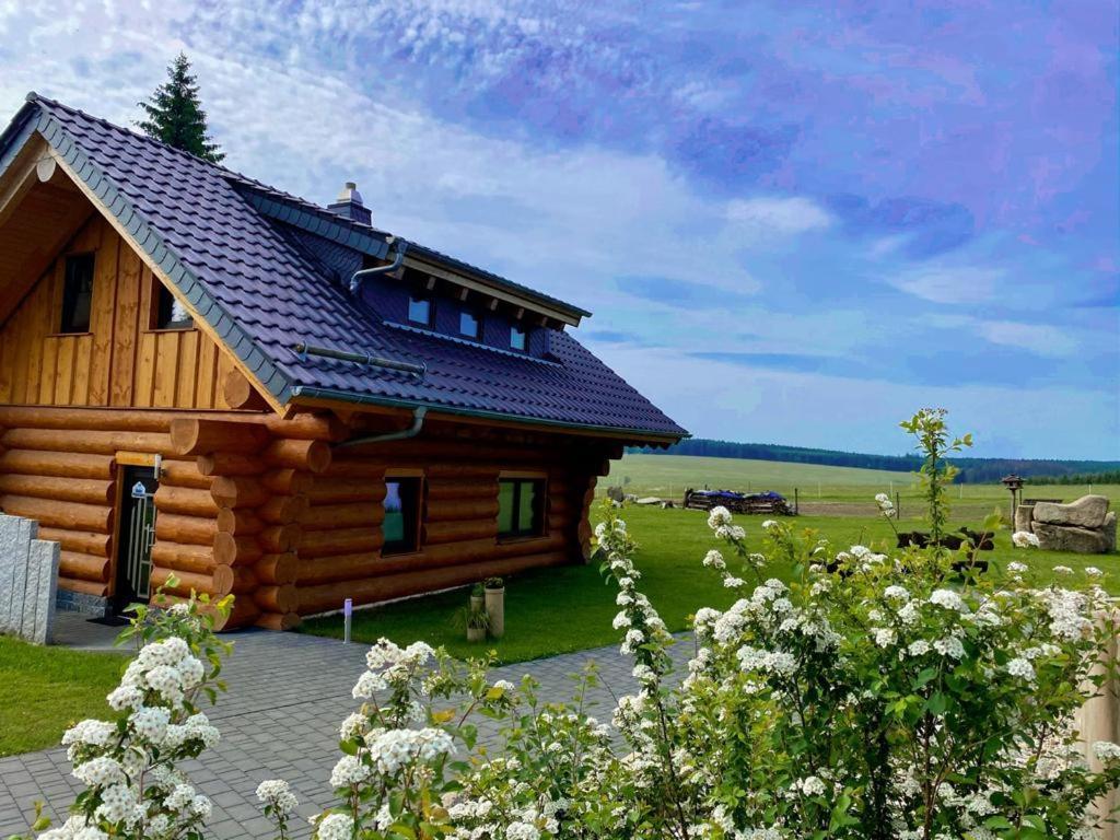 טאנה Naturstammhaus Und Appartements Zum Brockenbaecker מראה חיצוני תמונה
