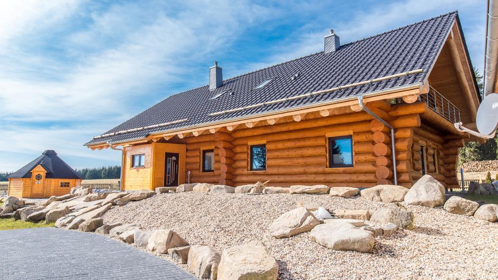 טאנה Naturstammhaus Und Appartements Zum Brockenbaecker מראה חיצוני תמונה